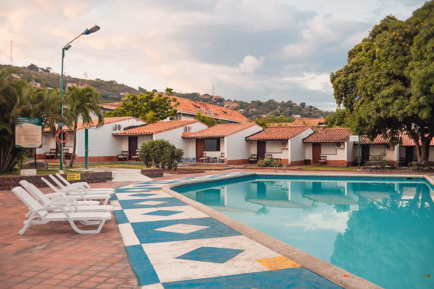 Zona de piscinas