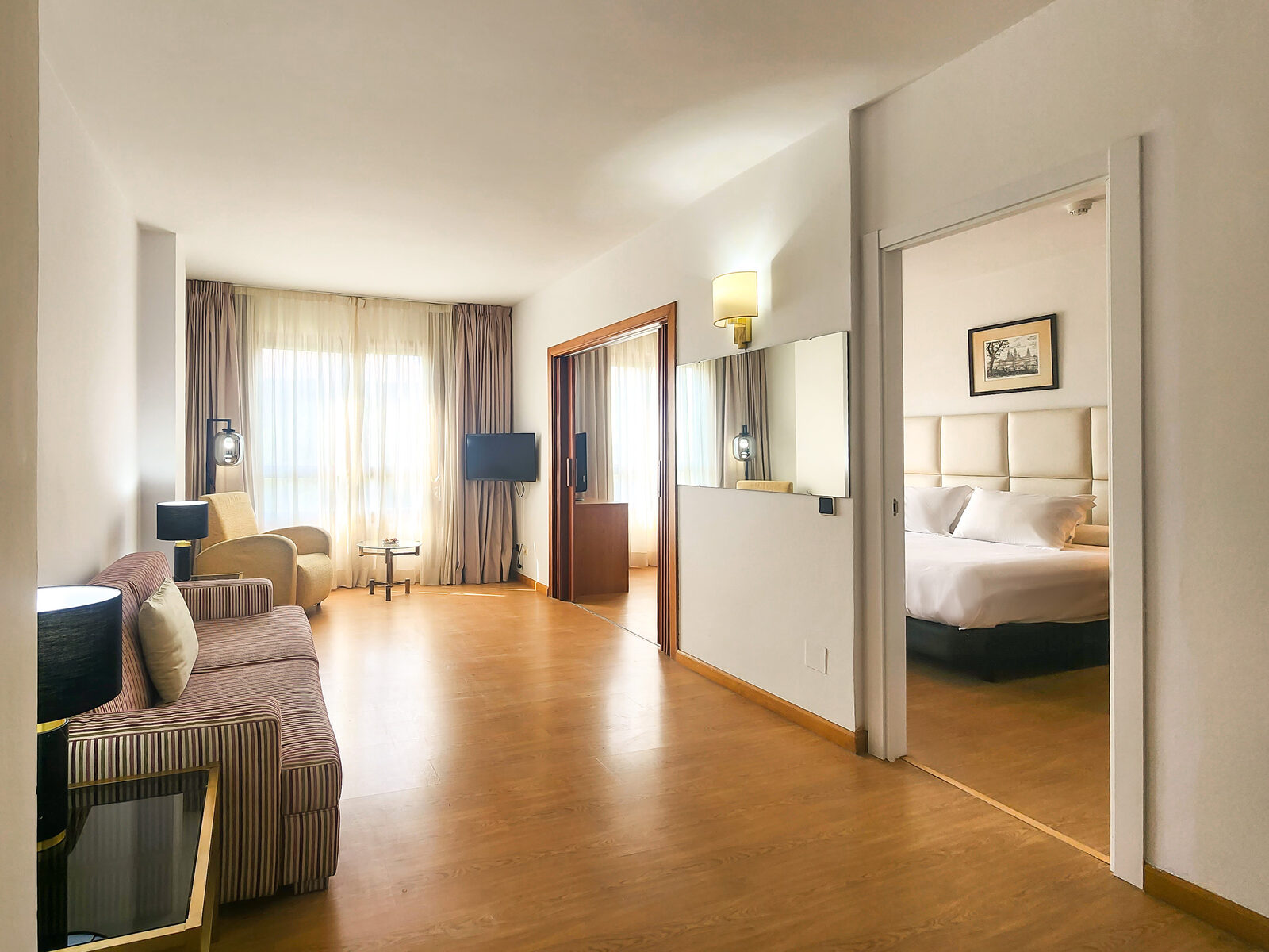 Suite del Hotel Los Tilos, vista general